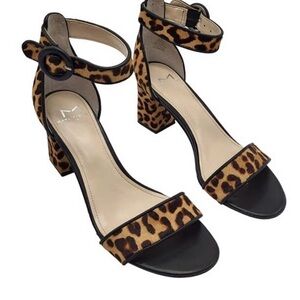 Marc Fisher LTD Karlee Leopard Print Sandals